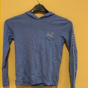 Kids vineyard vines blue hoodie
